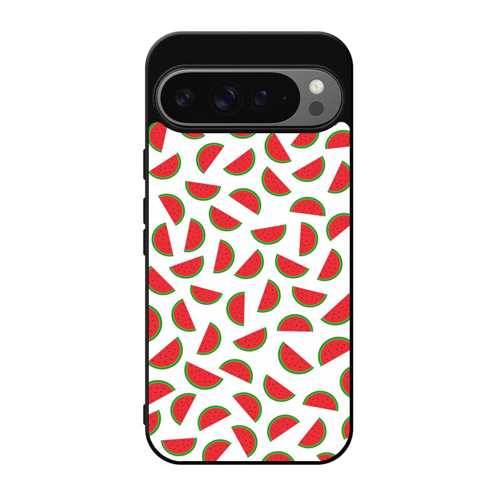 Watermelon Fruit Pattern White Google Pixel 9 Pro / Pixel 9 Pro XL Case