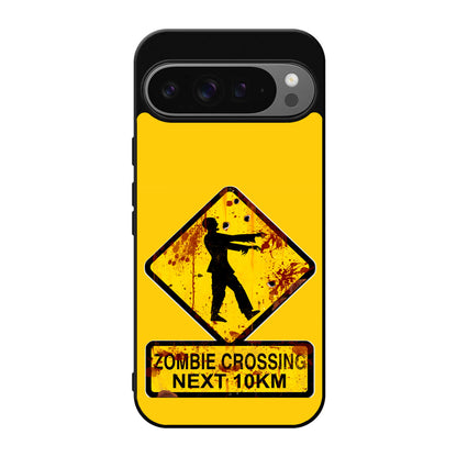 Zombie Crossing Sign Google Pixel 9 Pro / Pixel 9 Pro XL Case