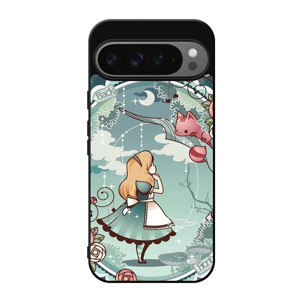 Alice And Cheshire Cat Poster Google Pixel 9 Pro / Pixel 9 Pro XL Case