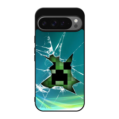 Creeper Glass Broken Green Google Pixel 9 Pro / Pixel 9 Pro XL Case