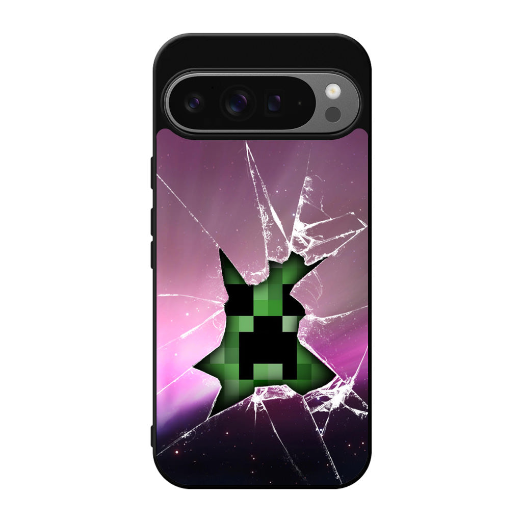 Creeper Glass Broken Violet Google Pixel 9 Pro / Pixel 9 Pro XL Case