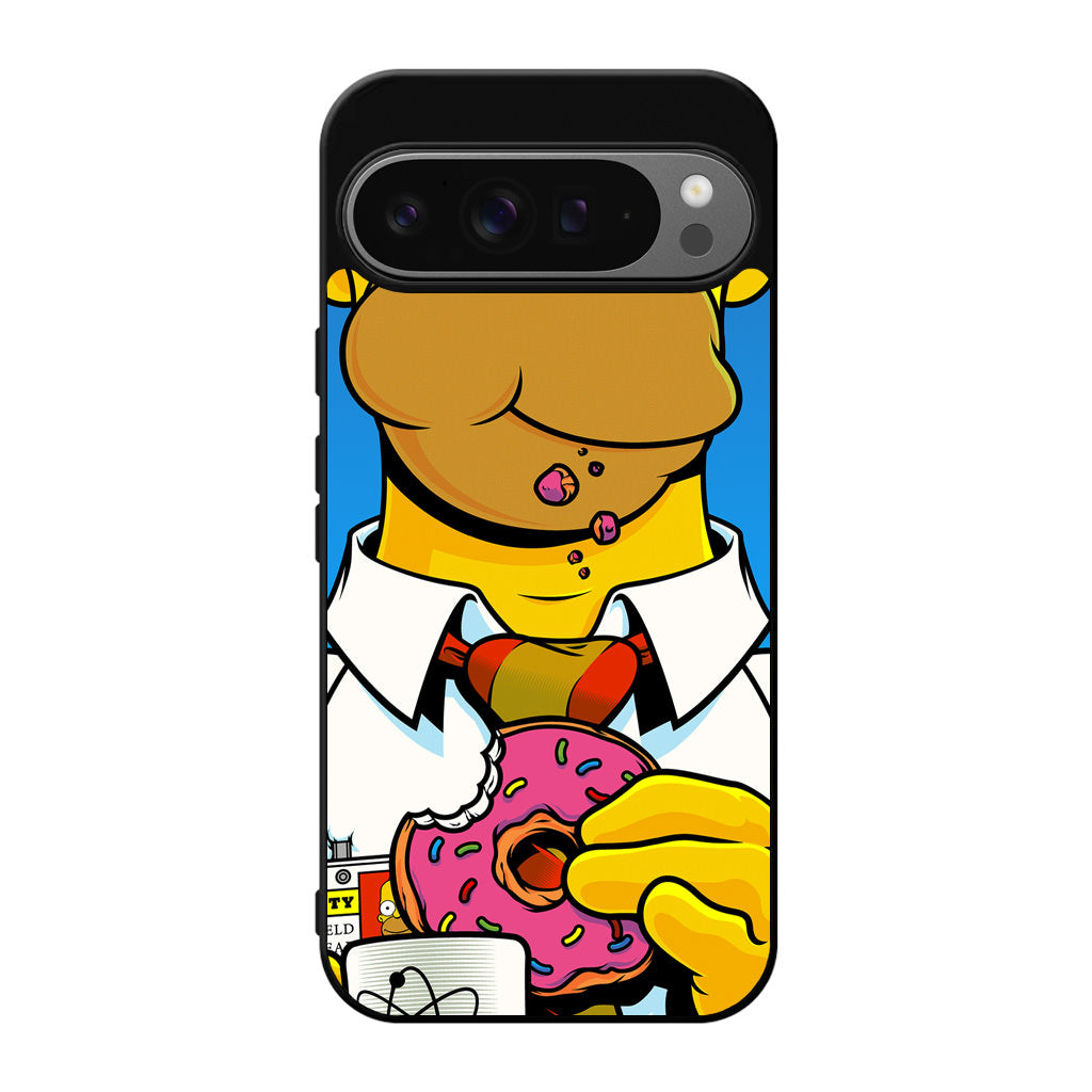 Homer Eats Donut Google Pixel 9 Pro / Pixel 9 Pro XL Case