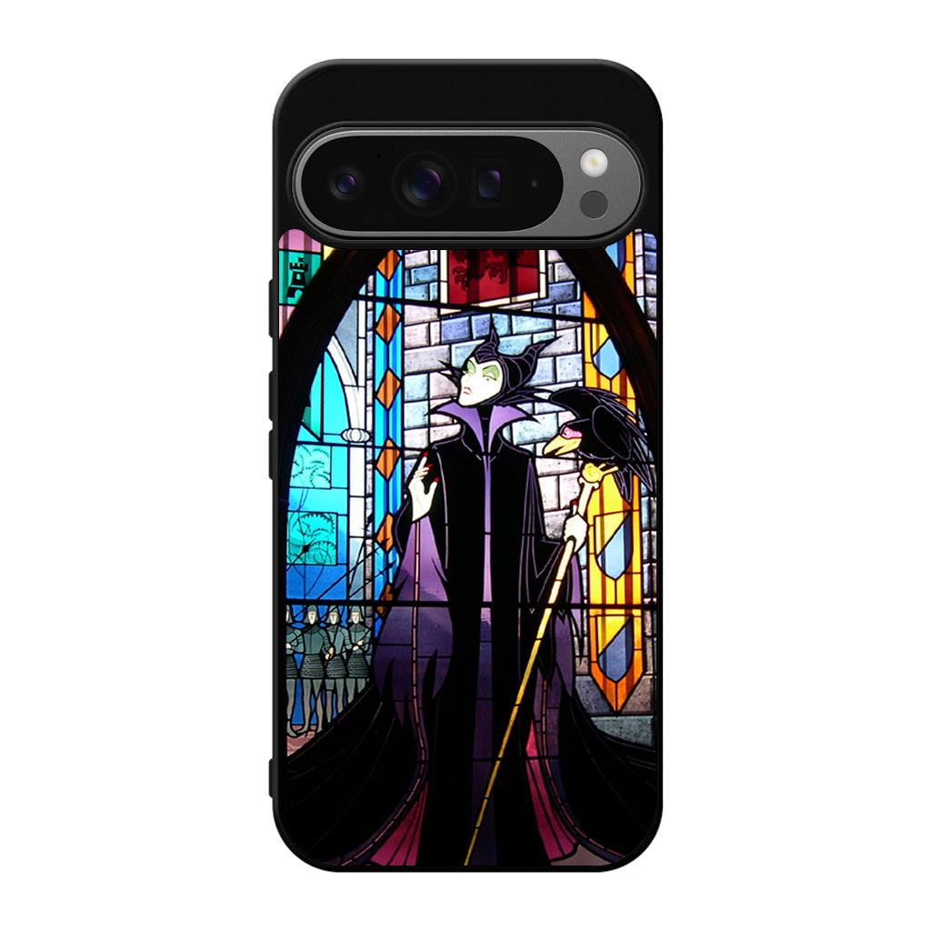 Maleficent Sleeping Beauty Glass Art Google Pixel 9 Pro / Pixel 9 Pro XL Case