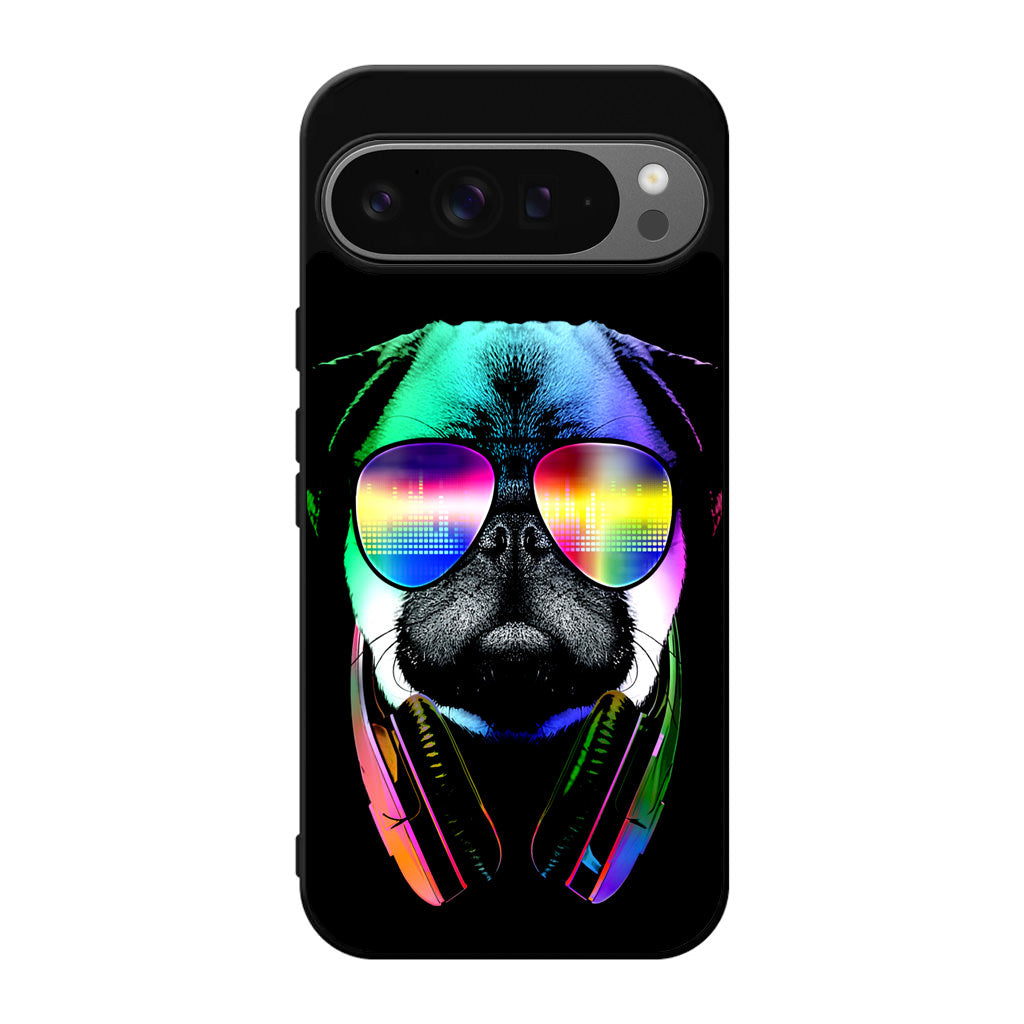 Music Lover Pug V Google Pixel 9 Pro / Pixel 9 Pro XL Case