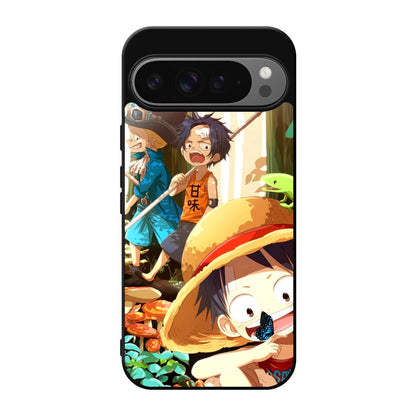 One Piece Little Sabo Ace Luffy Cute Google Pixel 9 Pro / Pixel 9 Pro XL Case