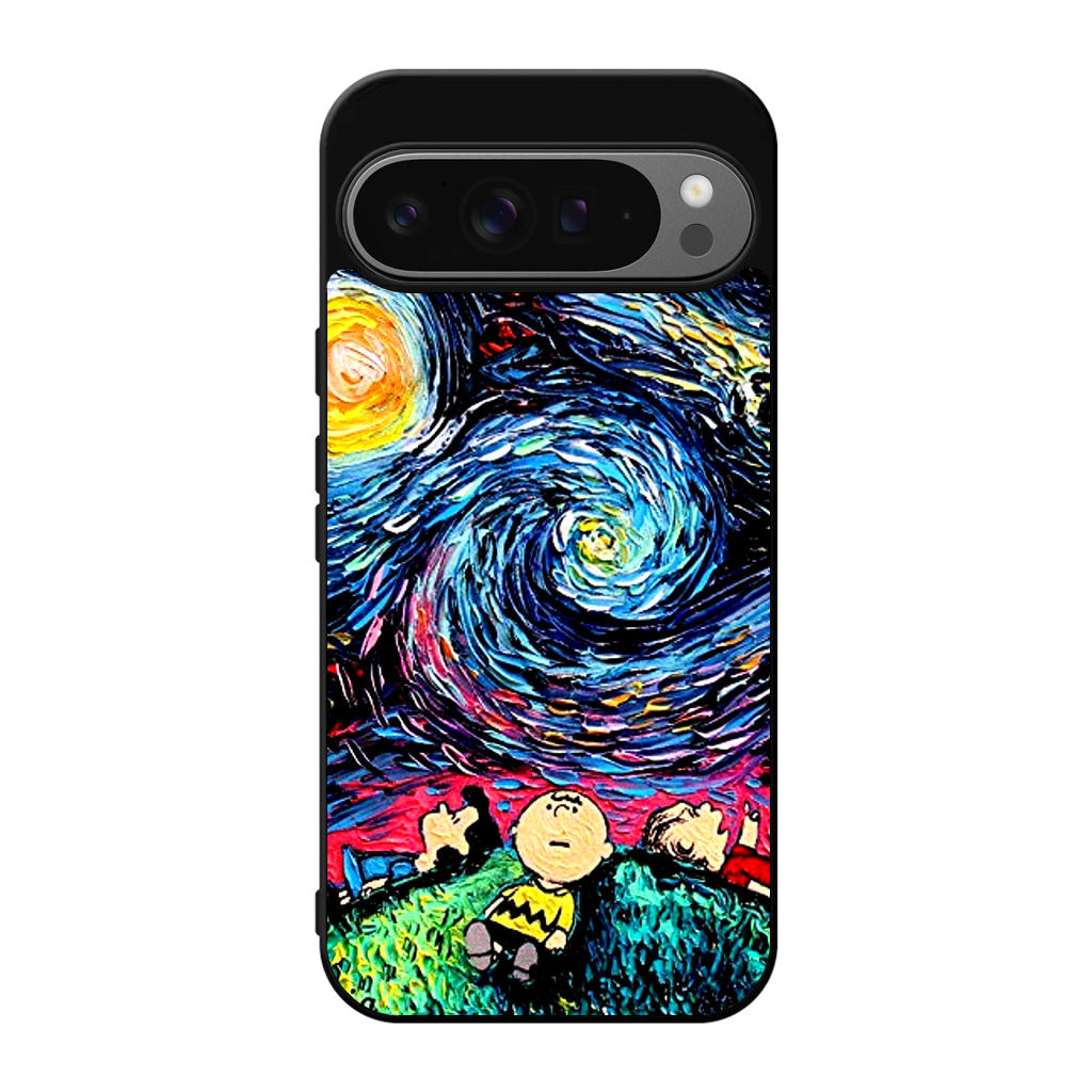 Peanuts At Starry Night Google Pixel 9 Pro / Pixel 9 Pro XL Case