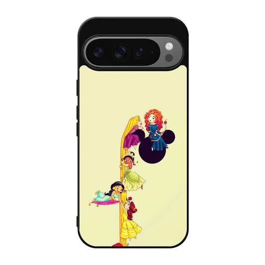 Princesses Climbing Rapunzel's Hair Google Pixel 9 Pro / Pixel 9 Pro XL Case