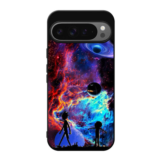 Rick And Morty Flat Galaxy Google Pixel 9 Pro / Pixel 9 Pro XL Case