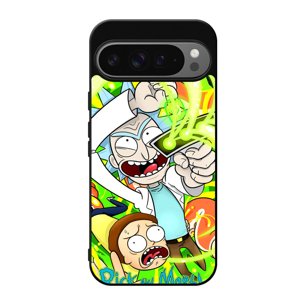 Rick And Morty Shoot Portal Gun Google Pixel 9 Pro / Pixel 9 Pro XL Case