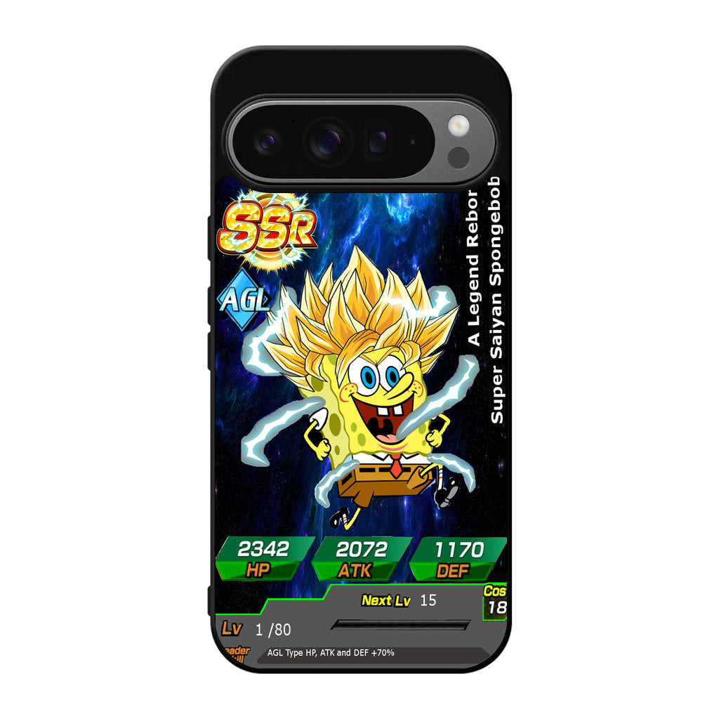 Super Saiyan Spongebob Card Google Pixel 9 Pro / Pixel 9 Pro XL Case