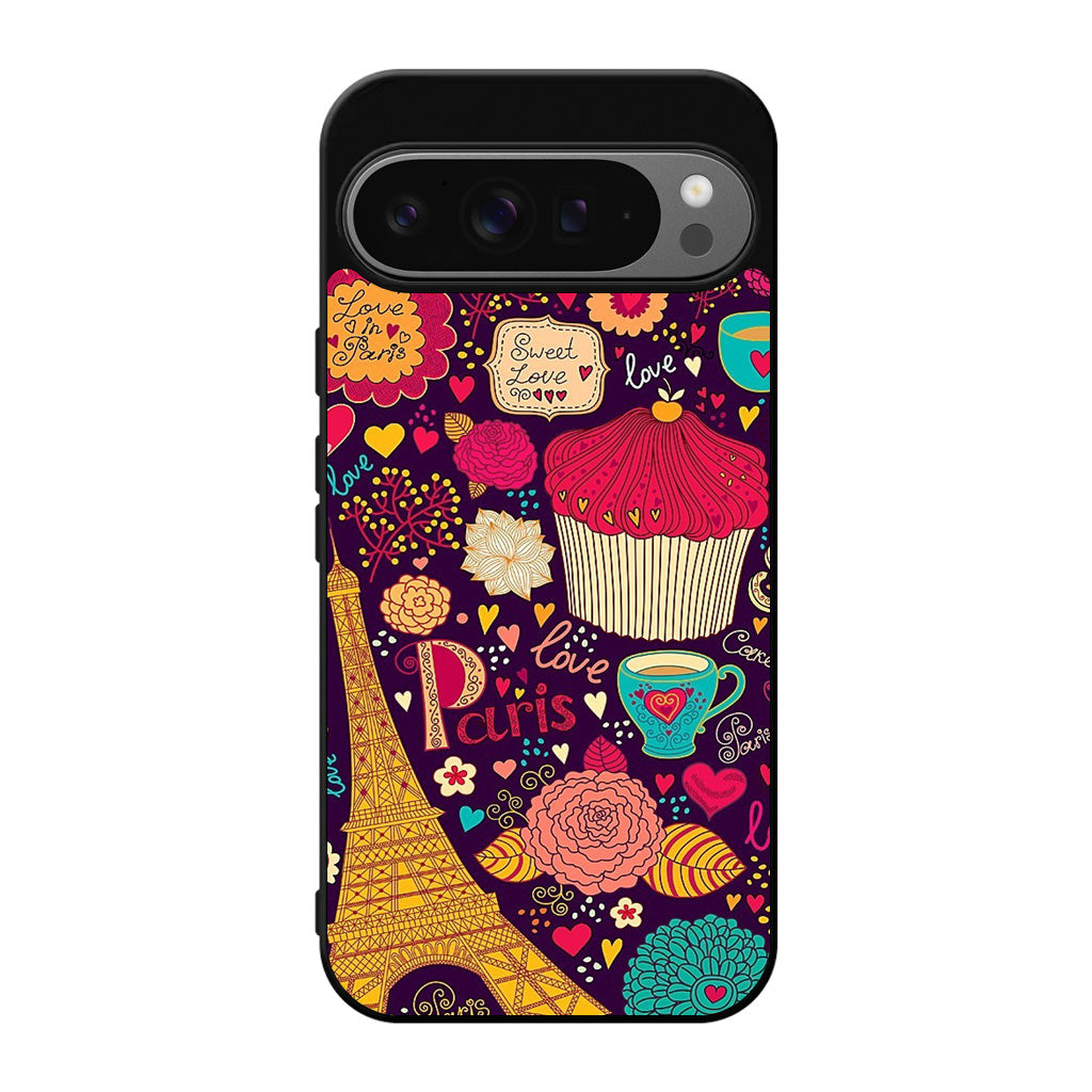 Vintage Love In Paris Google Pixel 9 Pro / Pixel 9 Pro XL Case