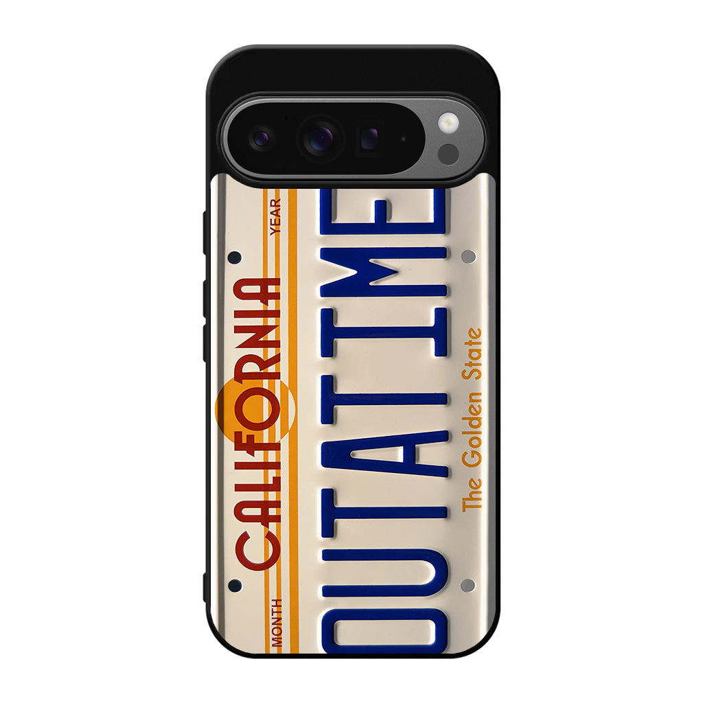 Back to the Future License Plate Outatime Google Pixel 9 Pro / Pixel 9 Pro XL Case