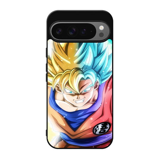 Goku SSJ 1 to SSJ Blue Google Pixel 9 Pro / Pixel 9 Pro XL Case