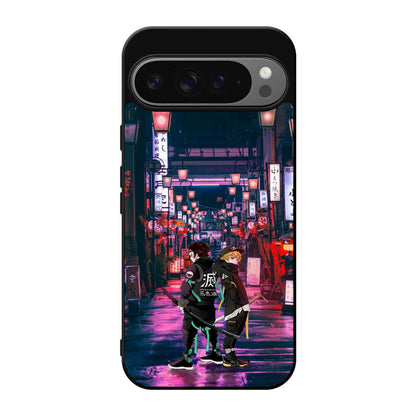 Tanjiro And Zenitsu in Style Google Pixel 9 Pro / Pixel 9 Pro XL Case