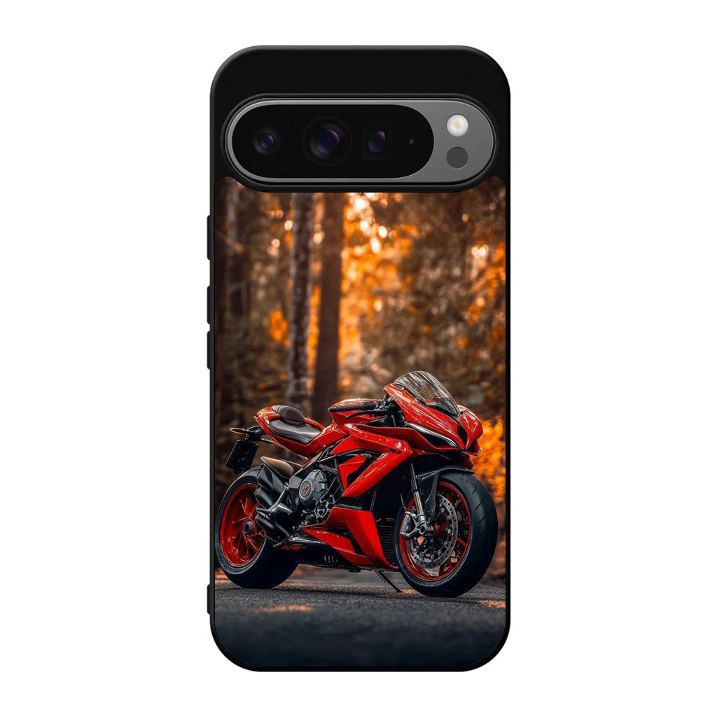 Crimson Velocity in Autumn Flame Google Pixel 9 Pro / Pixel 9 Pro XL Case