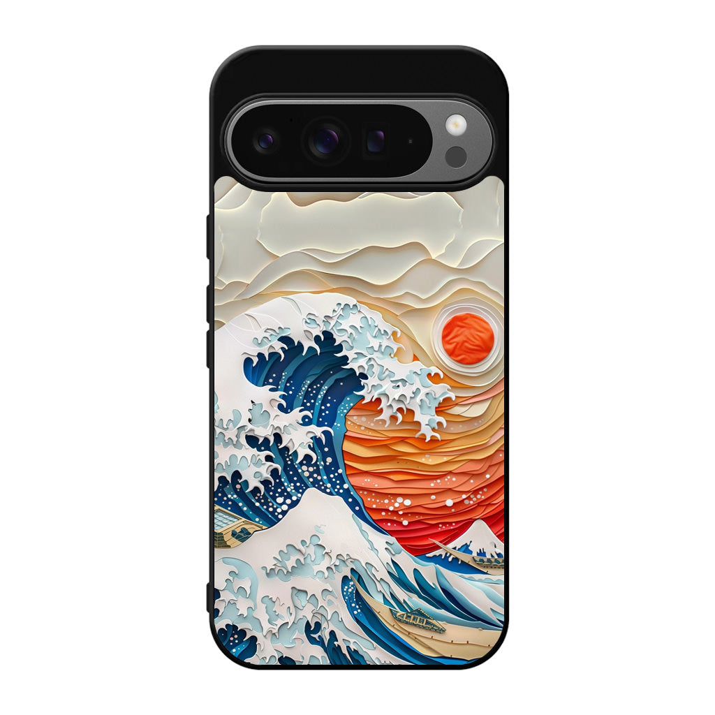 The Great Wave Off Paper Art Google Pixel 9 Pro / Pixel 9 Pro XL Case