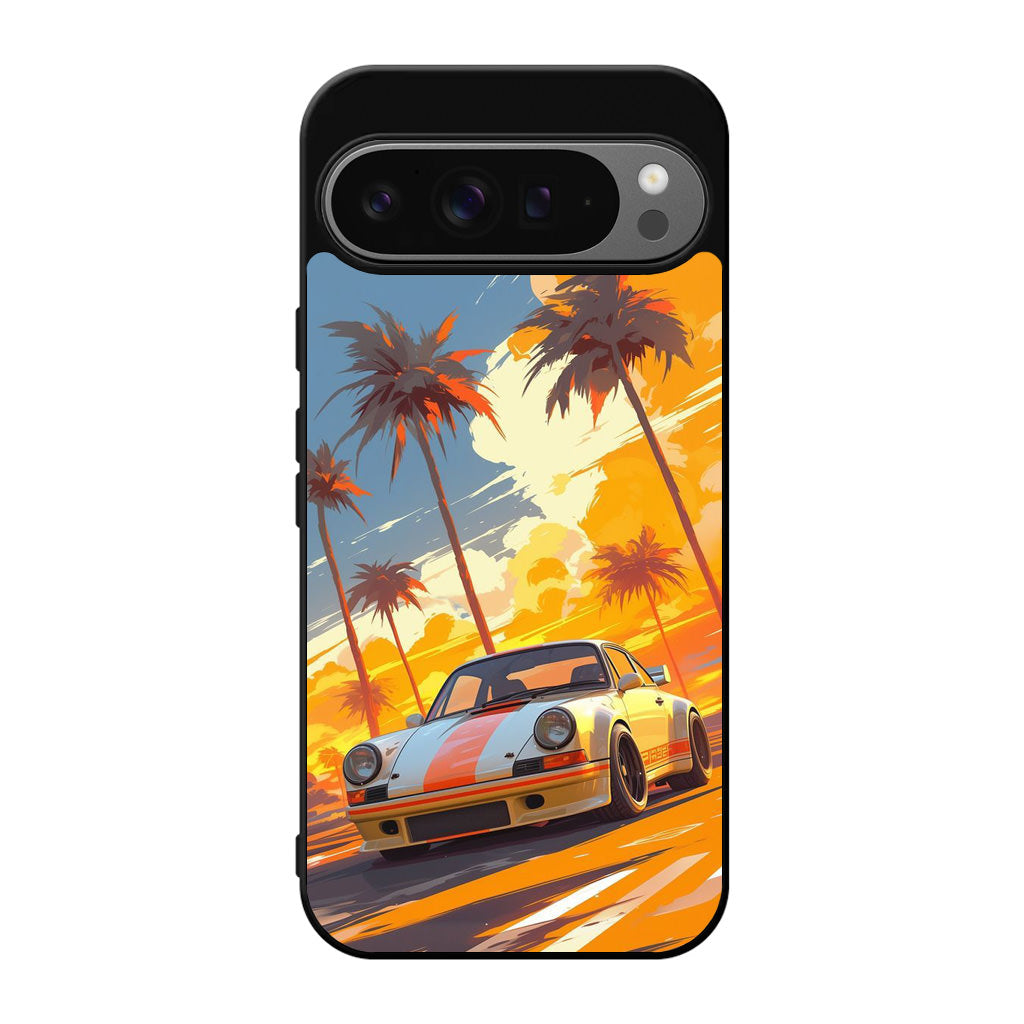 Turbo Dreams in Neon Palms Google Pixel 9 Pro / Pixel 9 Pro XL Case