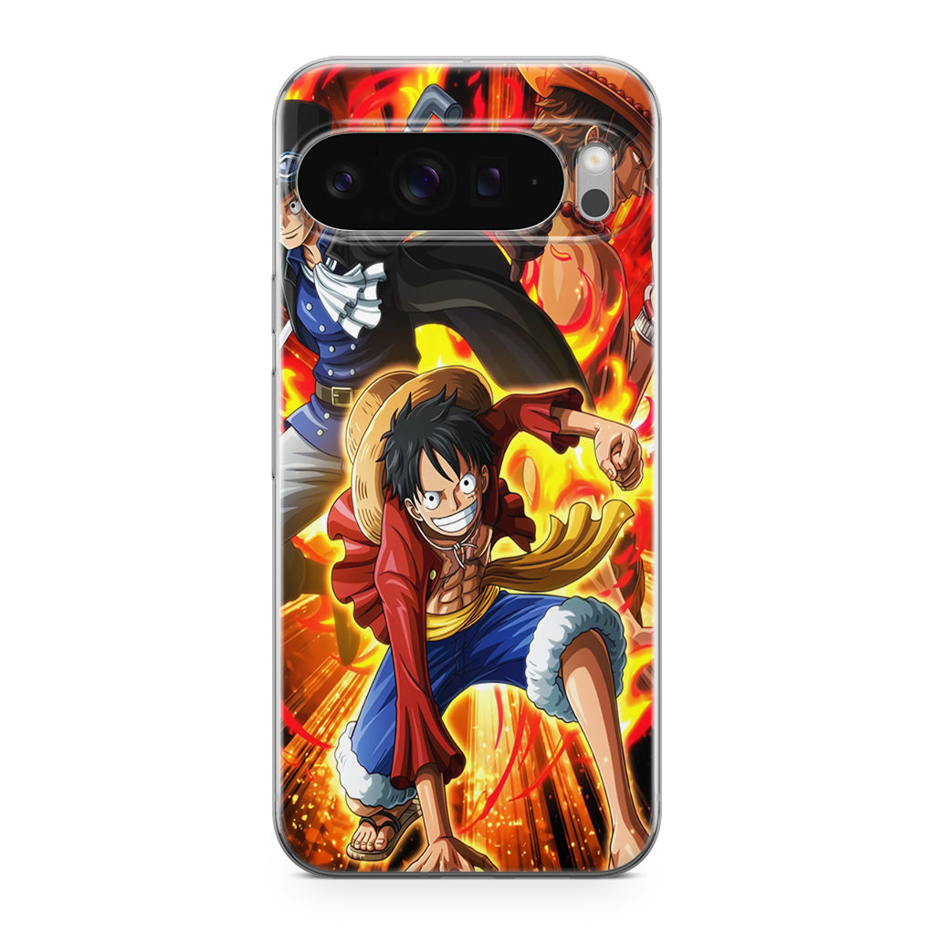 Ace Sabo Luffy Brotherhood Google Pixel 9 Pro / Pixel 9 Pro XL Case