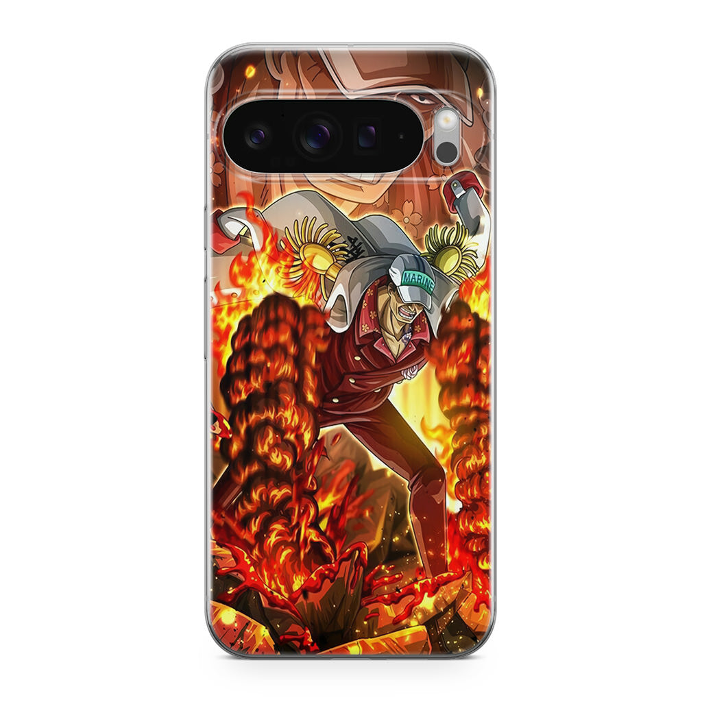 Akainu Exploding Volcano Google Pixel 9 Pro / Pixel 9 Pro XL Case