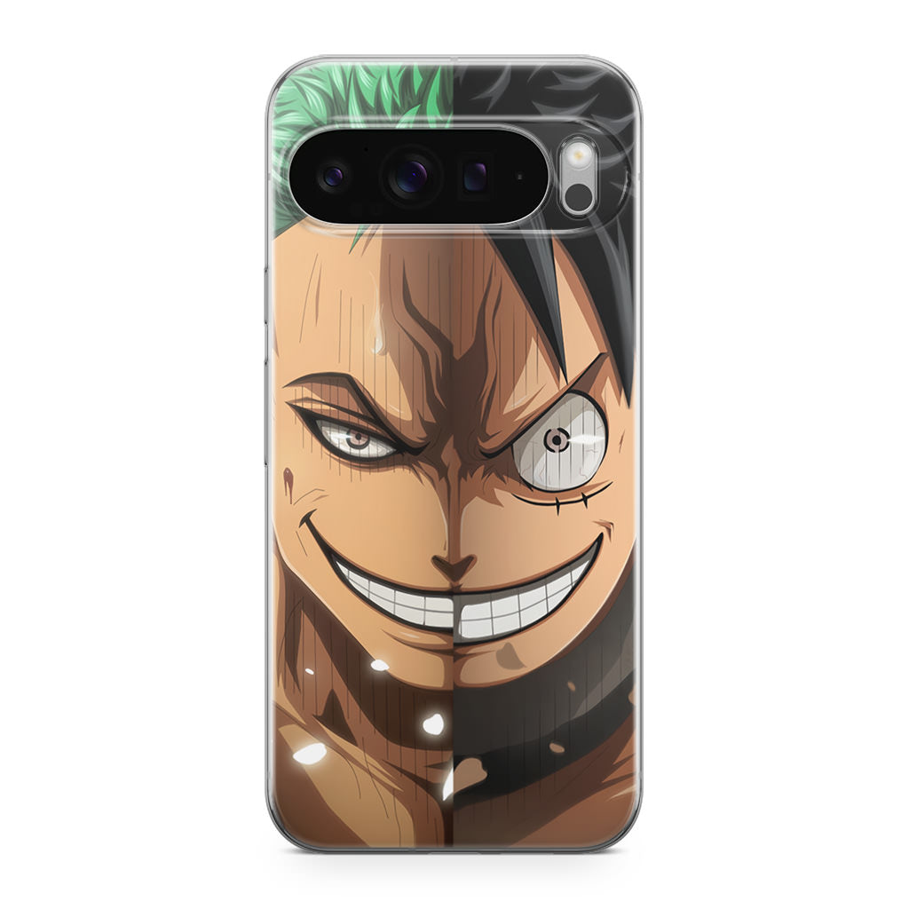 Luffy And Zoro Half Smile Google Pixel 9 Pro / Pixel 9 Pro XL Case