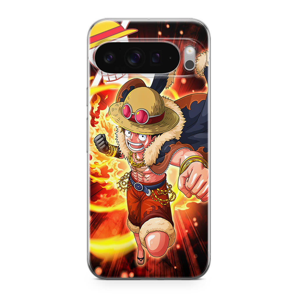 Luffy Red Hawk Punch Google Pixel 9 Pro / Pixel 9 Pro XL Case