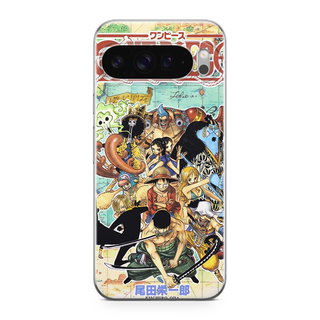 One Piece Comic Straw Hat Pirate Google Pixel 9 Pro / Pixel 9 Pro XL Case