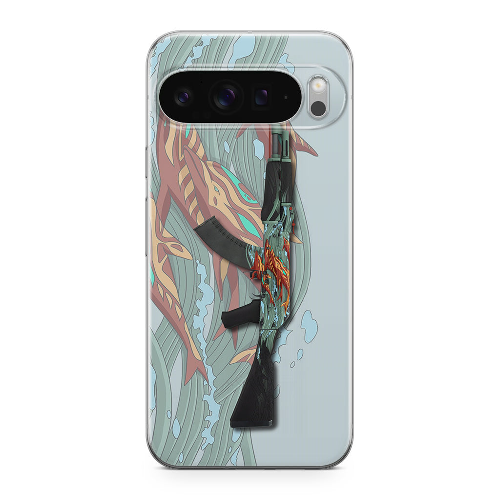 AK-47 Aquamarine Revenge Google Pixel 9 Pro / Pixel 9 Pro XL Case