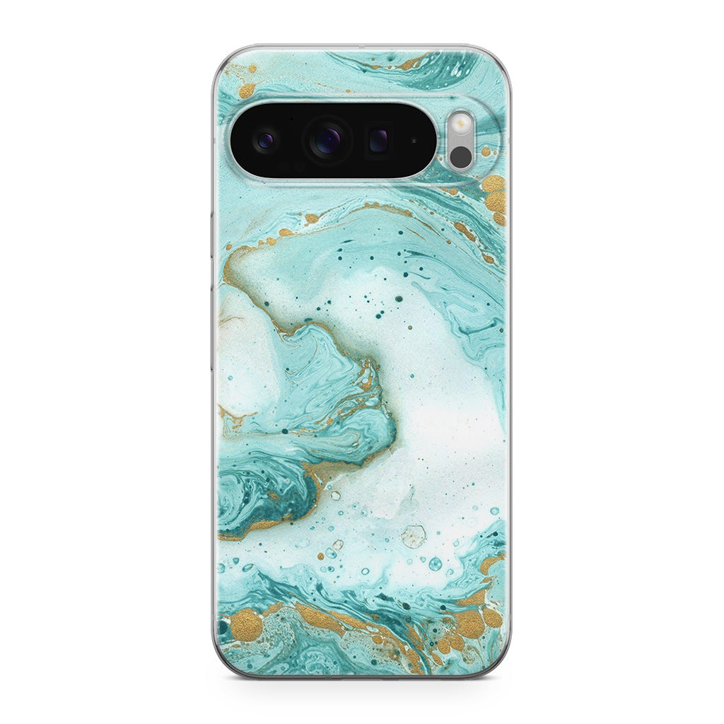 Azure Water Glitter Google Pixel 9 Pro / Pixel 9 Pro XL Case