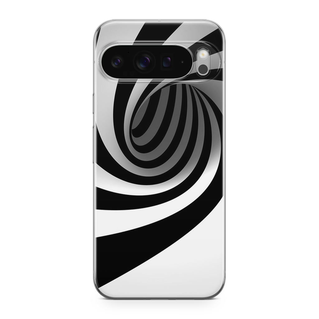 Black and White Twist Google Pixel 9 Pro / Pixel 9 Pro XL Case