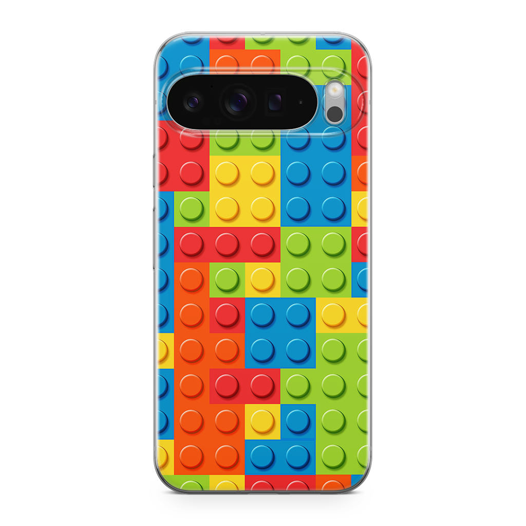 Blocks Rainbow Pattern Google Pixel 9 Pro / Pixel 9 Pro XL Case