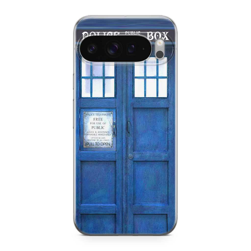 Blue Police Call Box Google Pixel 9 Pro / Pixel 9 Pro XL Case