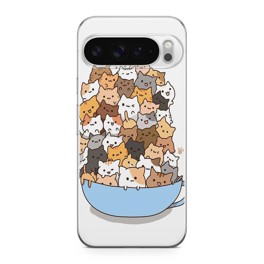 Cats on A Bowl Google Pixel 9 Pro / Pixel 9 Pro XL Case