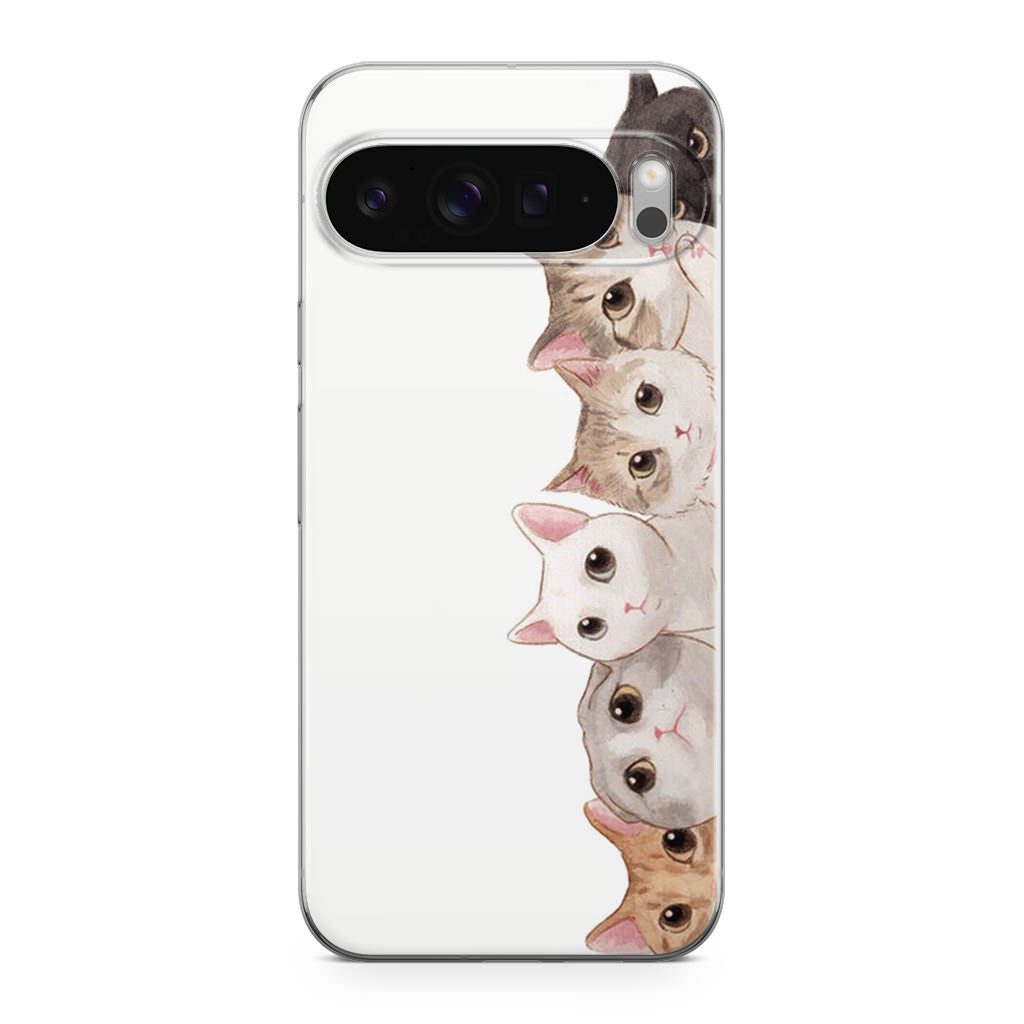 Cute Cats Vertical Google Pixel 9 Pro / Pixel 9 Pro XL Case