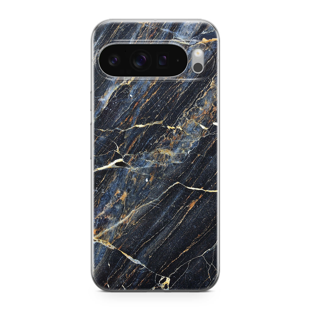 Golden Black Marble Google Pixel 9 Pro / Pixel 9 Pro XL Case