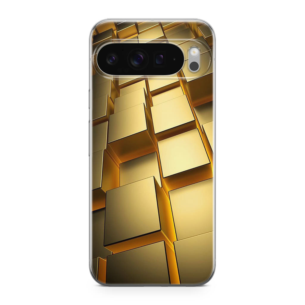 Golden Cubes Google Pixel 9 Pro / Pixel 9 Pro XL Case