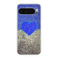 Love Glitter Blue and Grey Google Pixel 9 Pro / Pixel 9 Pro XL Case