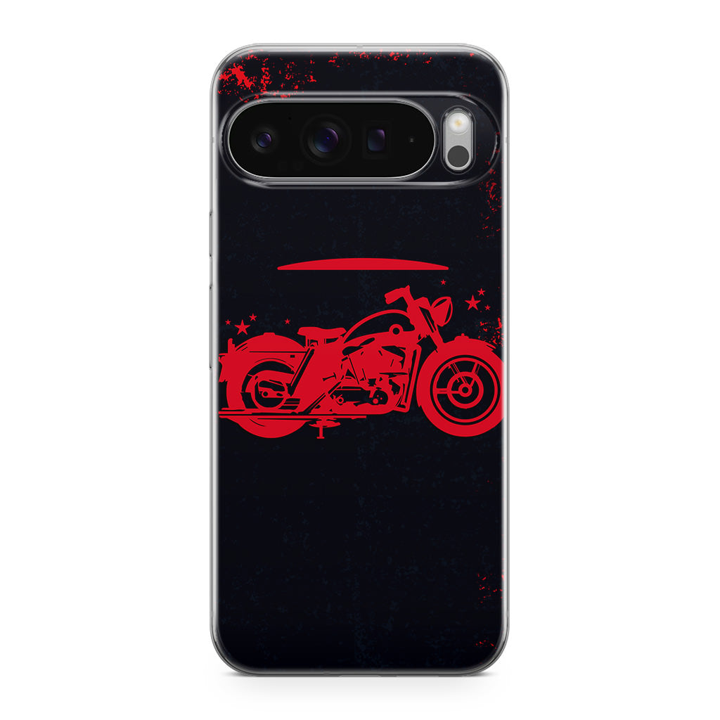 Motorcycle Red Art Google Pixel 9 Pro / Pixel 9 Pro XL Case