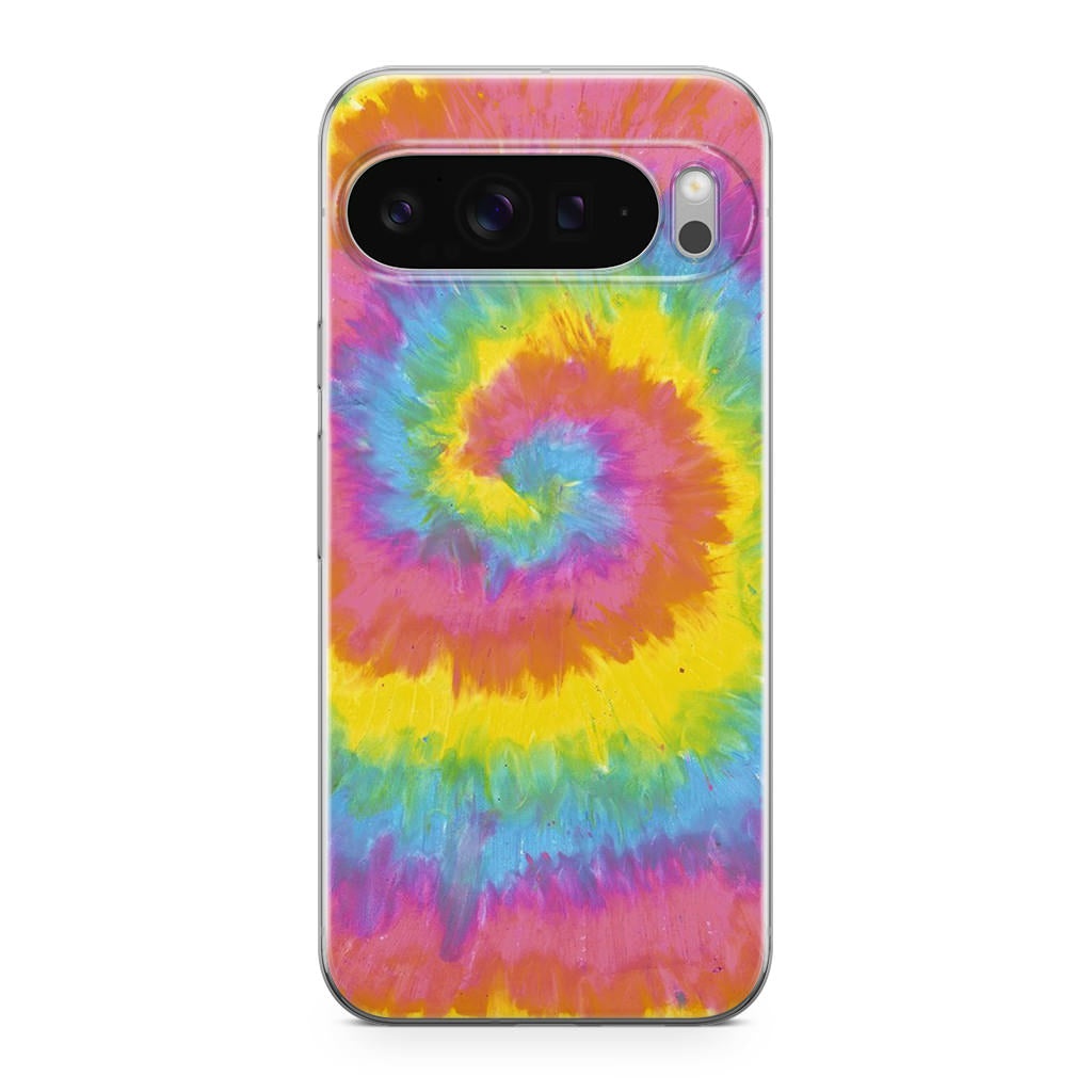 Pastel Rainbow Tie Dye Google Pixel 9 Pro / Pixel 9 Pro XL Case