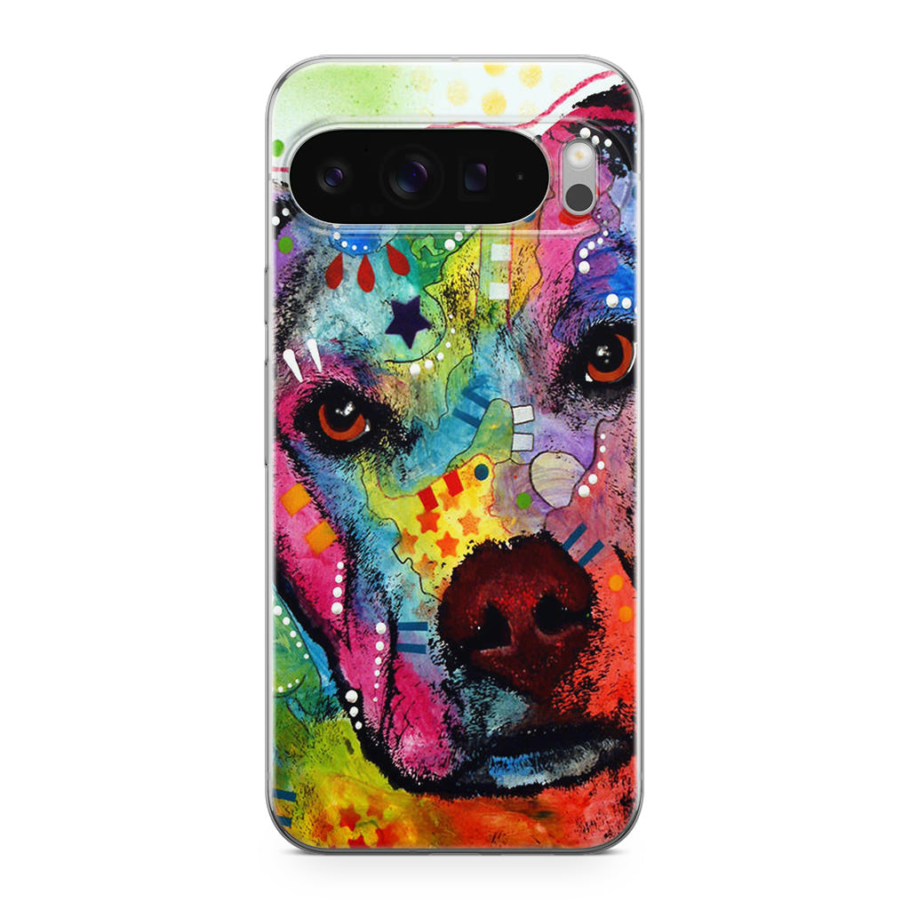 Pitbull Love Painting Google Pixel 9 Pro / Pixel 9 Pro XL Case