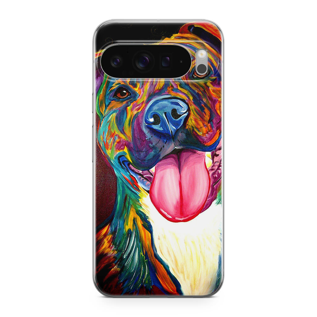 Pitbull Painting Art Google Pixel 9 Pro / Pixel 9 Pro XL Case