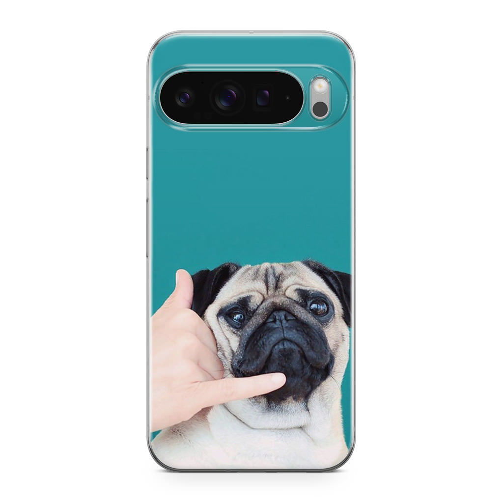 Pug is on the Phone Google Pixel 9 Pro / Pixel 9 Pro XL Case