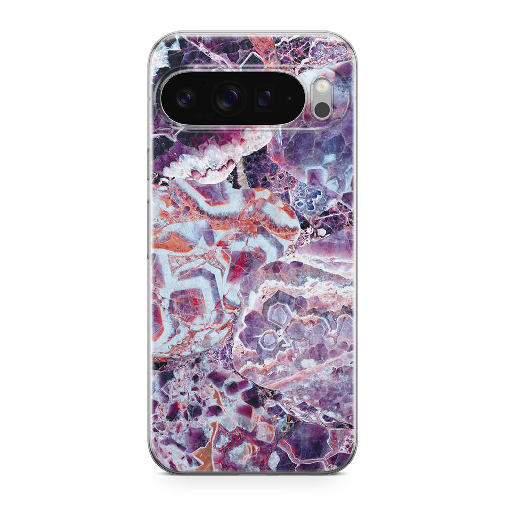 Purple Marble Google Pixel 9 Pro / Pixel 9 Pro XL Case