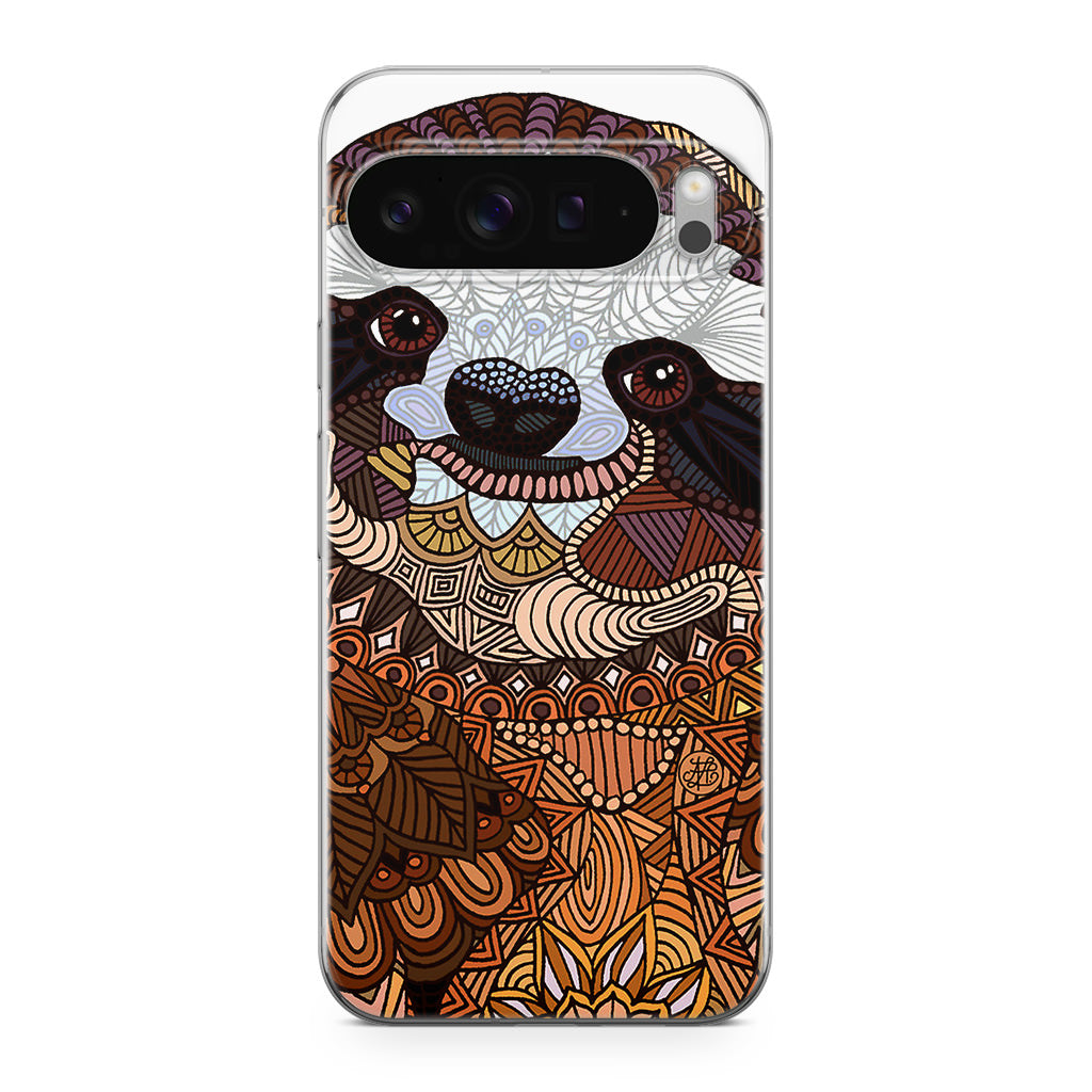 Sloth Ethnic Pattern Google Pixel 9 Pro / Pixel 9 Pro XL Case