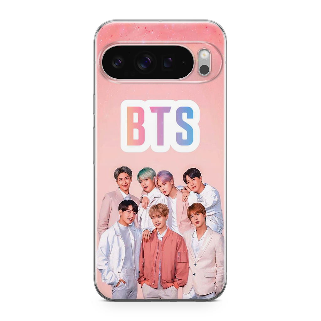 BTS Member in Pink Google Pixel 9 Pro / Pixel 9 Pro XL Case