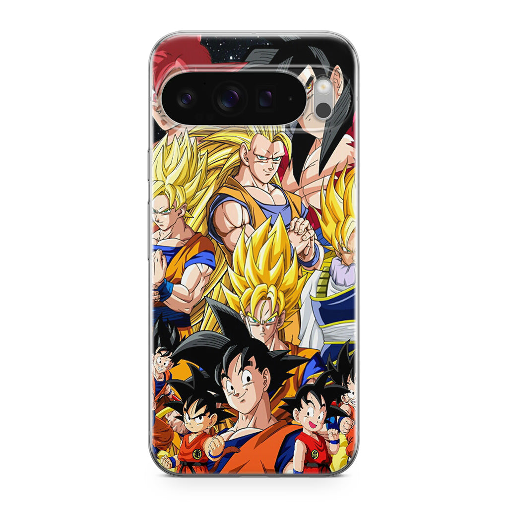 Dragon Ball Z Son Goku Transformation Google Pixel 9 Pro / Pixel 9 Pro XL Case