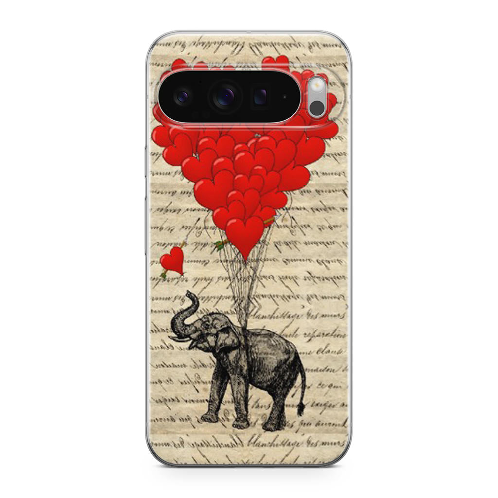 Elephant And Heart Google Pixel 9 Pro / Pixel 9 Pro XL Case