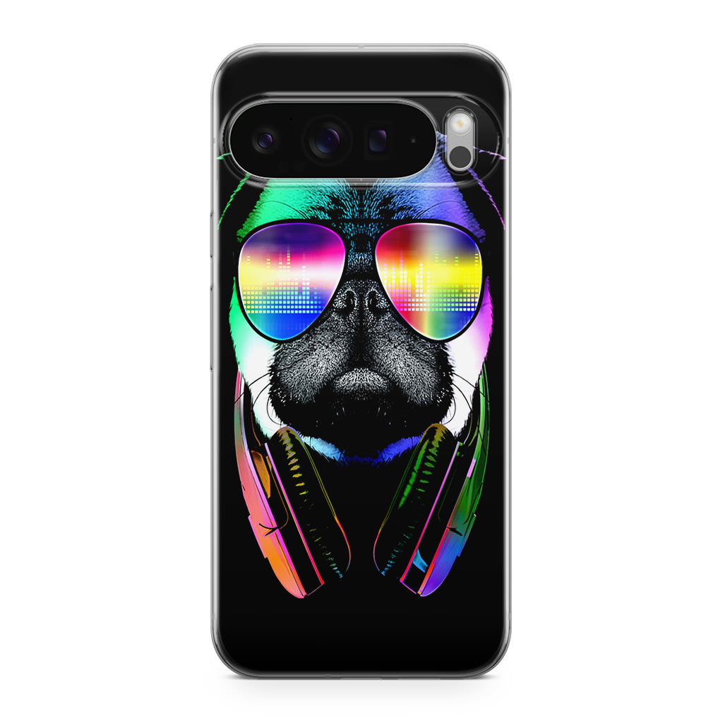 Music Lover Pug V Google Pixel 9 Pro / Pixel 9 Pro XL Case