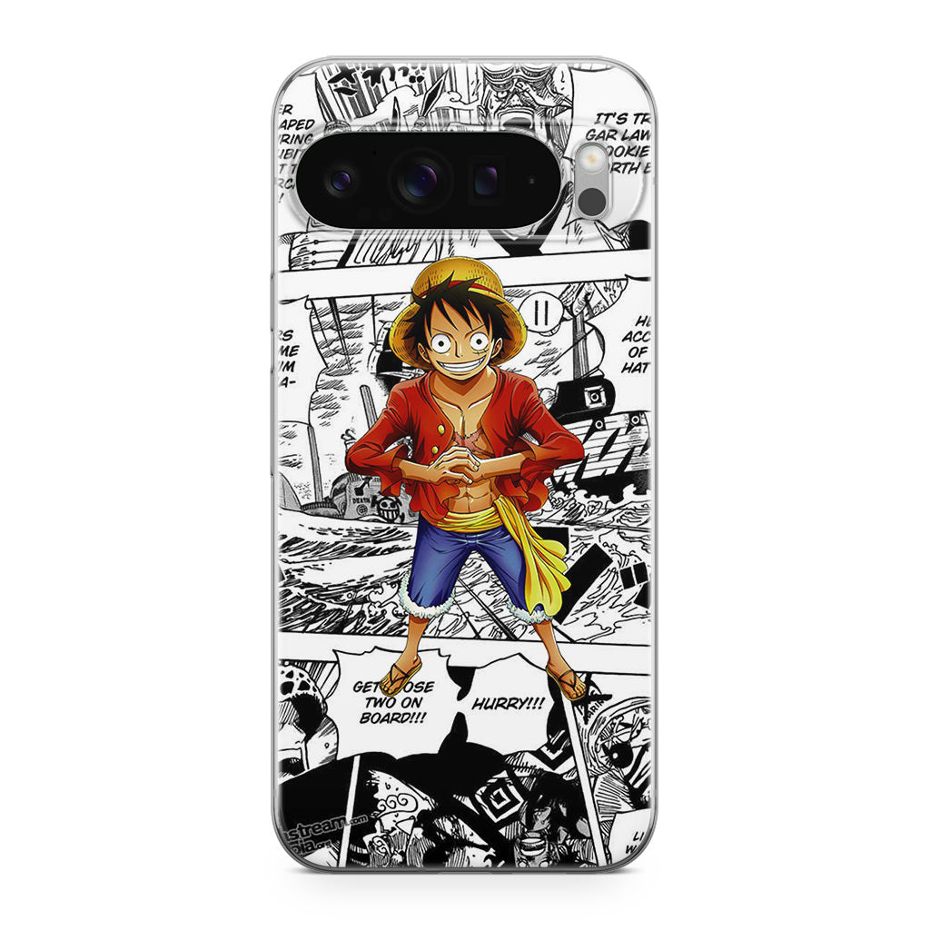 One Piece Luffy Comics Google Pixel 9 Pro / Pixel 9 Pro XL Hülle
