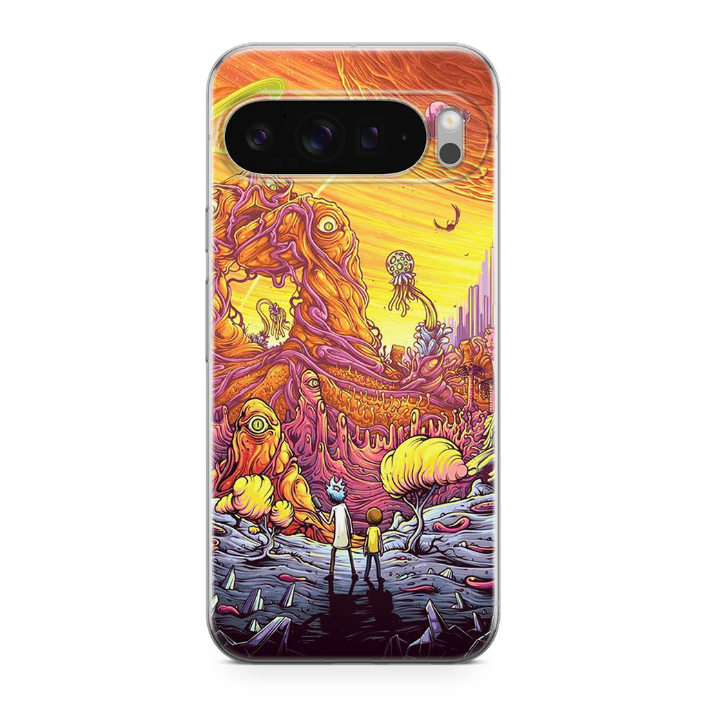 Rick And Morty Alien Planet Google Pixel 9 Pro / Pixel 9 Pro XL Case