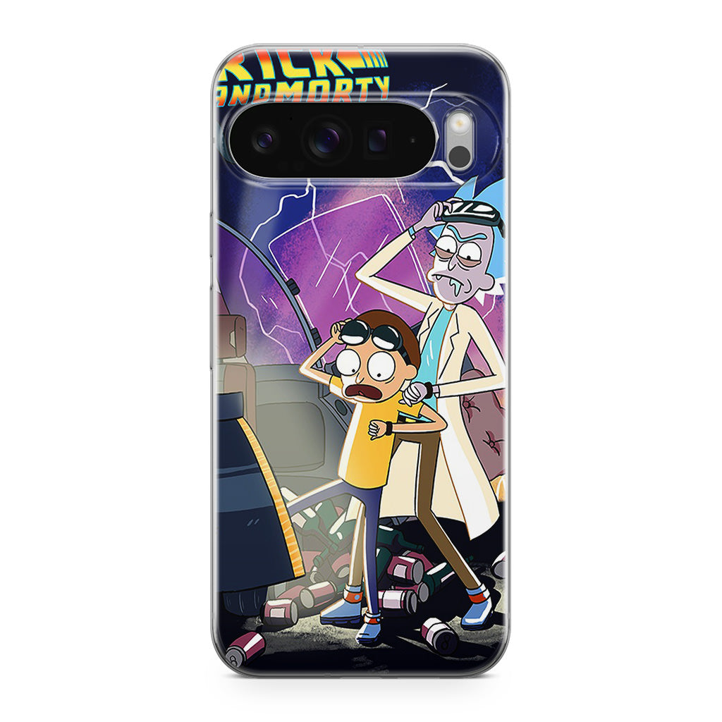 Rick And Morty Back To The Future Google Pixel 9 Pro / Pixel 9 Pro XL Case